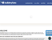 Tablet Screenshot of buildmyfans.org